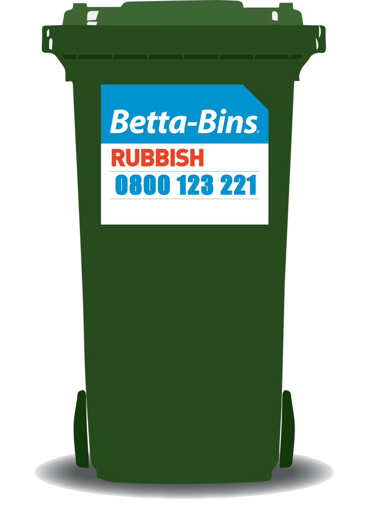 120L Rubbish Wheelie Bin - Owned - Weekly Collection as required
