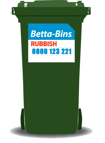 240L Rubbish Wheelie Bin - Owned - Weekly as required
